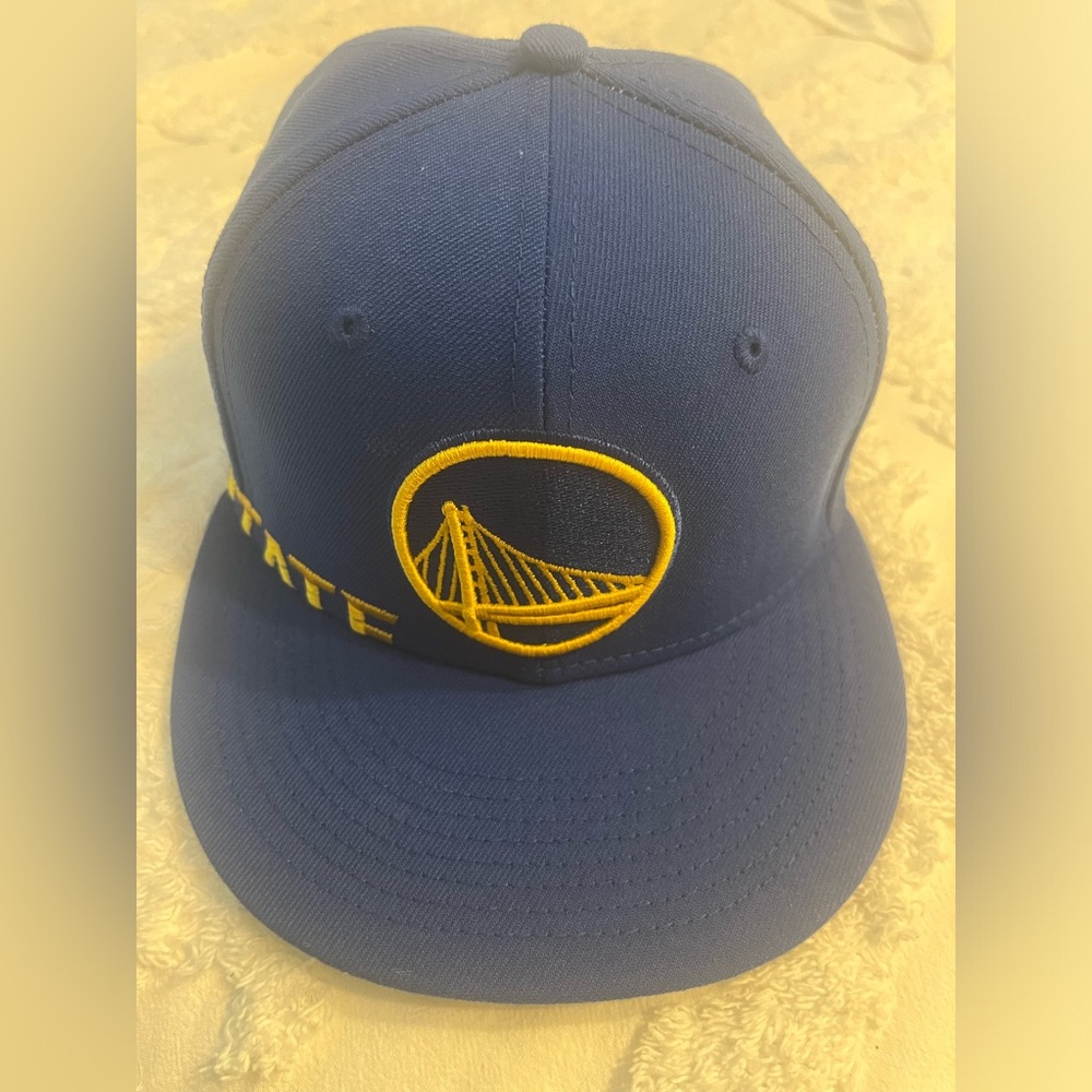 Golden State Warriors New Era 59 Fifty Hat (Blue) size 7 1/8